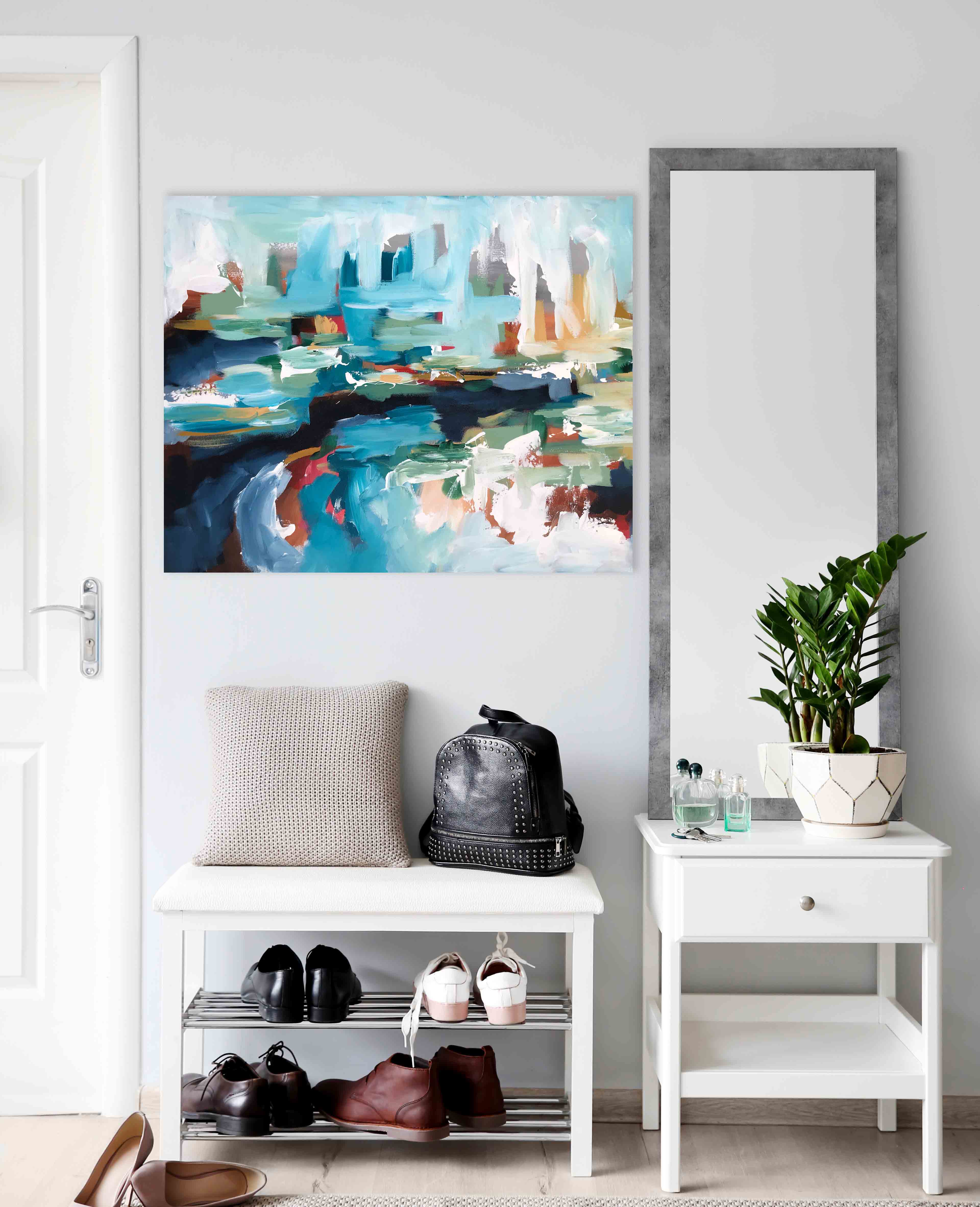 After The Smoke Clears Part 2 - 76x60 cm - Original Painting