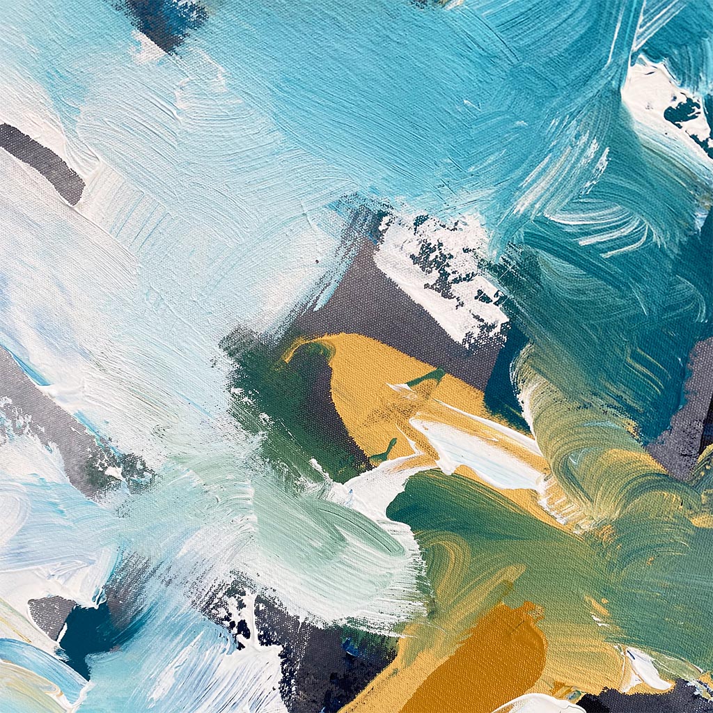 A Walk By The River - 150x76 cm - Original Painting