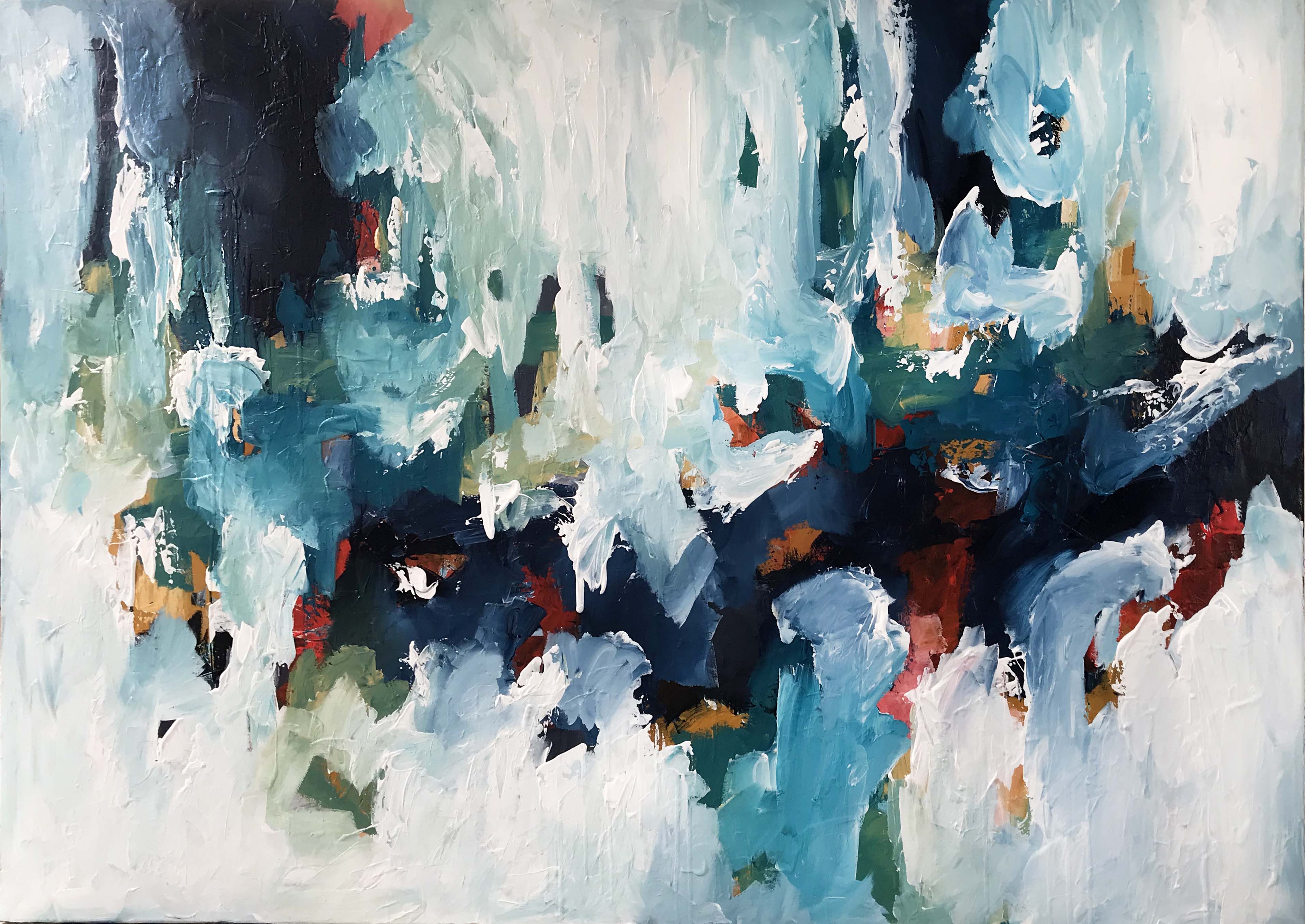 A New Start - 152x102 cm - Original Painting-OmarObaid.com