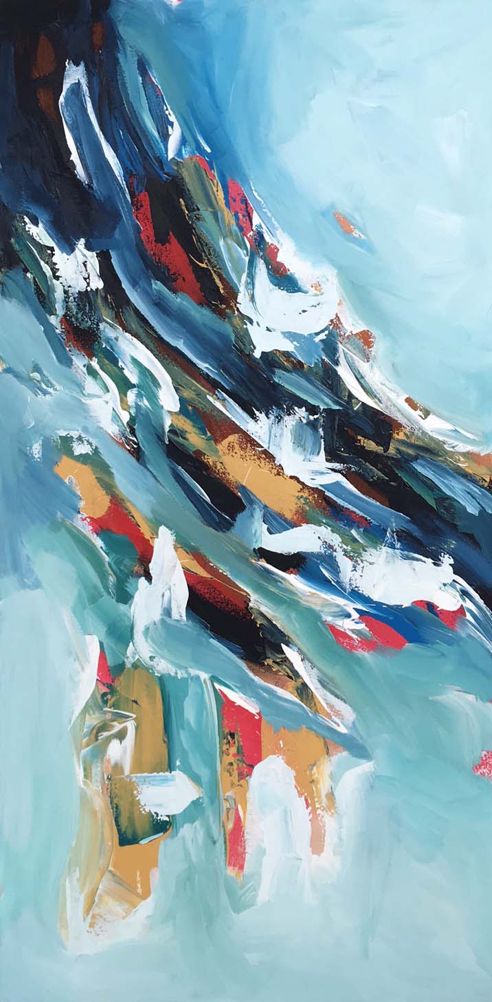 A Perfect Lie - 150x102 cm - Original Triptych Painting-OmarObaid.com