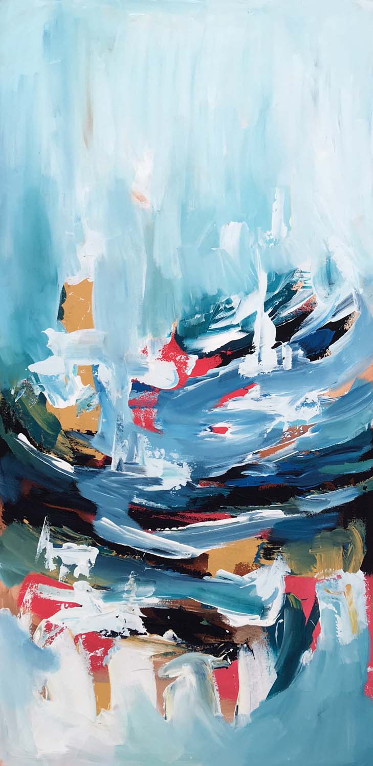 A Perfect Lie - 150x102 cm - Original Triptych Painting-OmarObaid.com