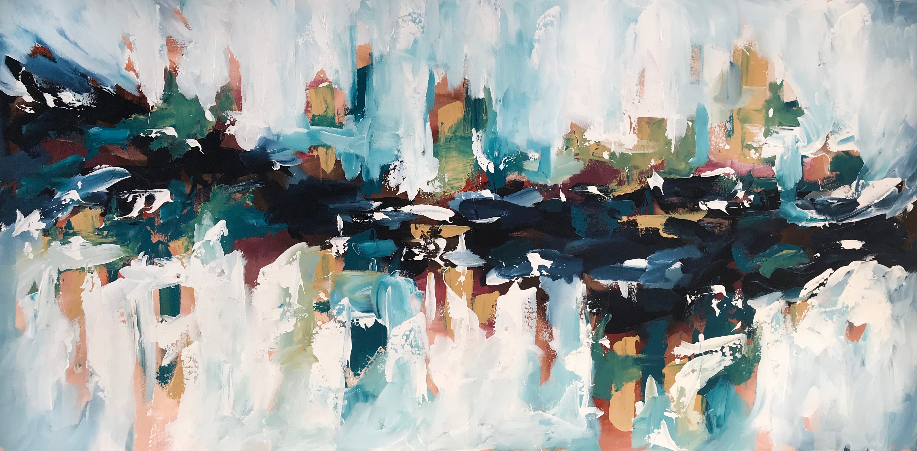 A Silent Poet - 152x76 cm - Original Painting