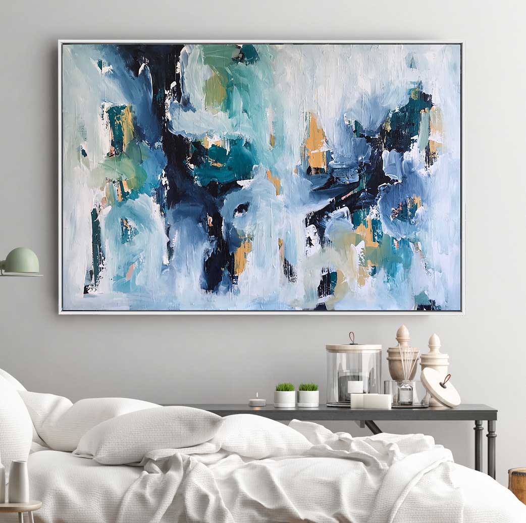 Rain Drops - 122x82 cm - Original Painting