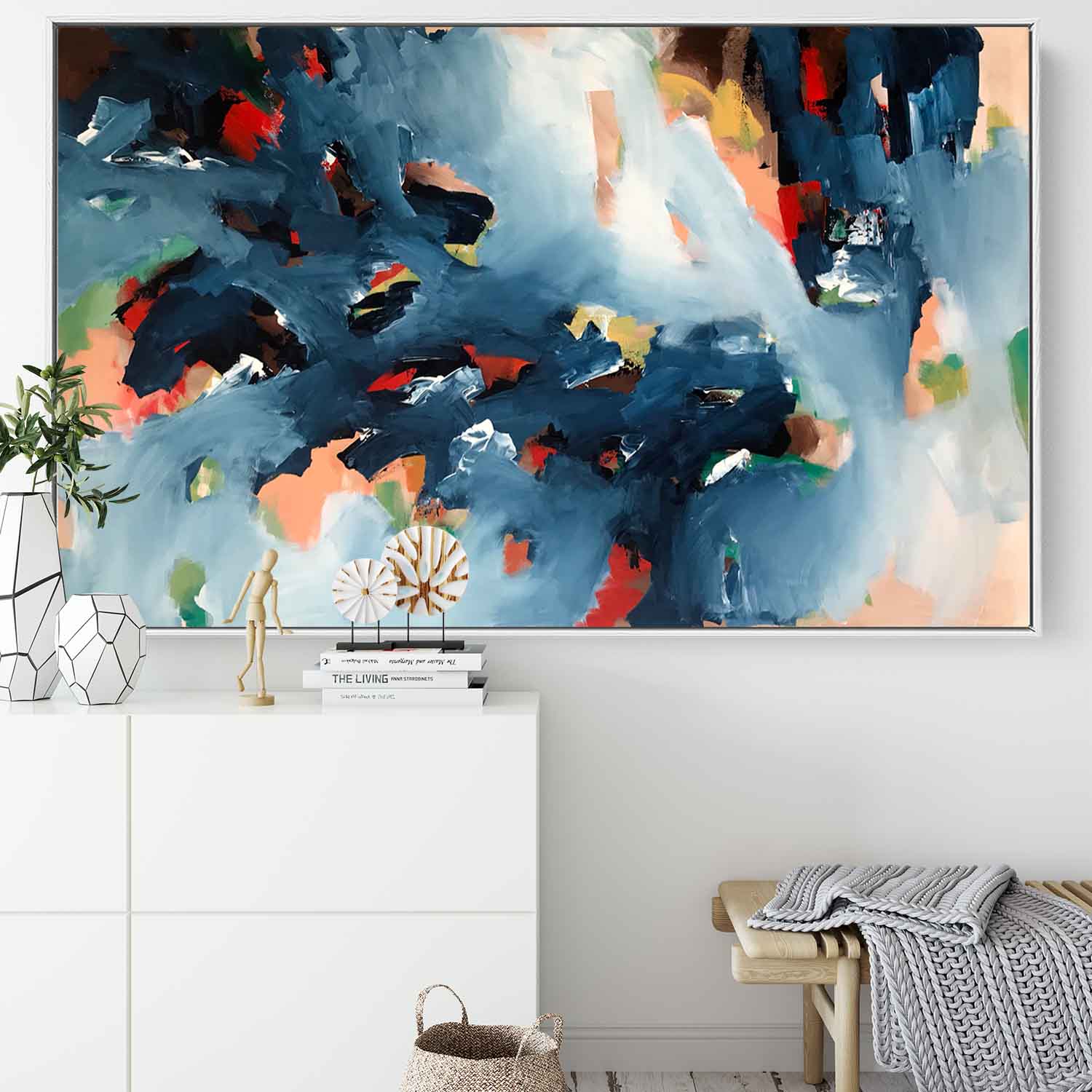 The Riverbank - 122x76 cm - Original Painting