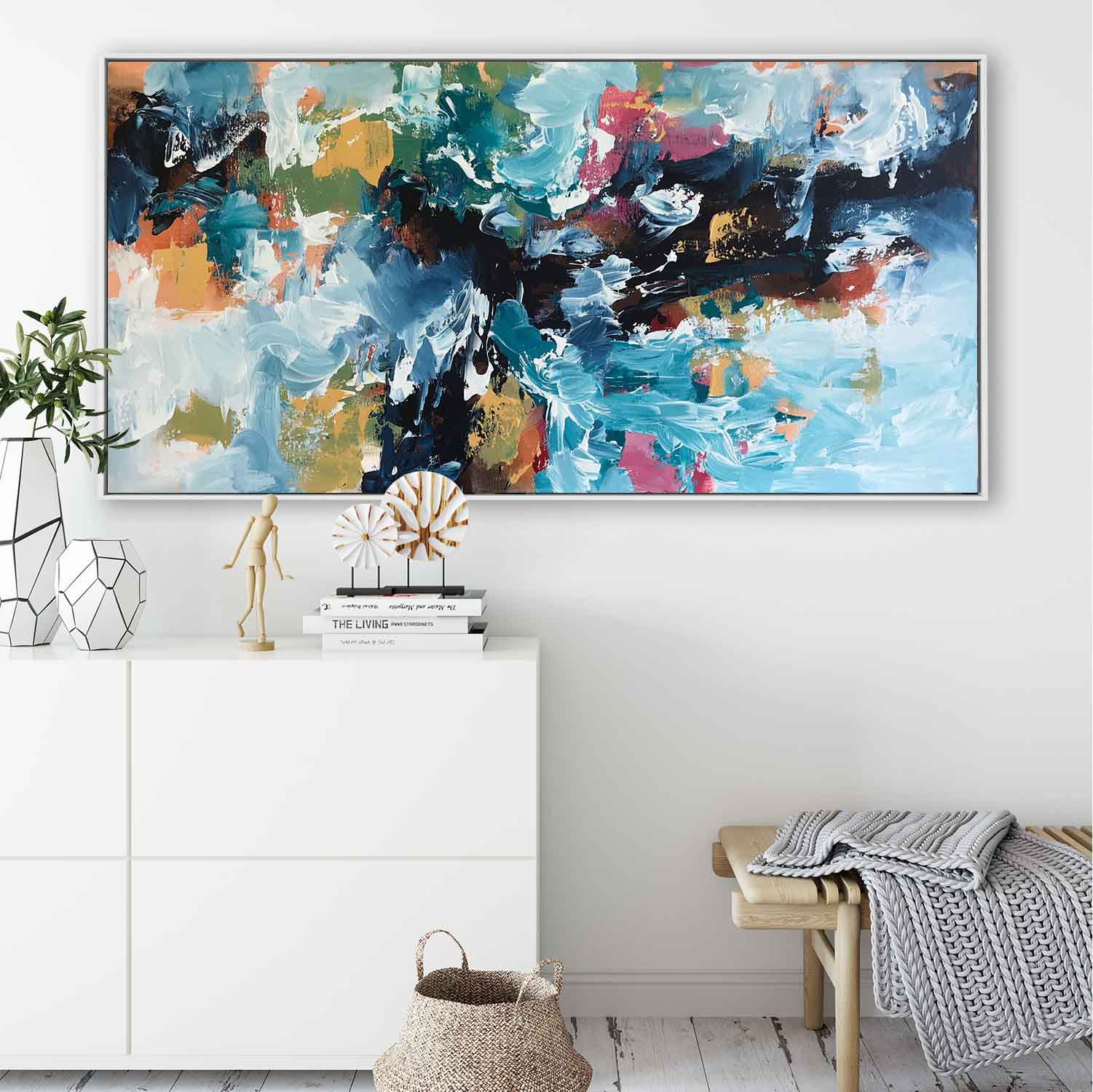 The Uncertain Path Part 2 - 102x50 cm - Original Painting