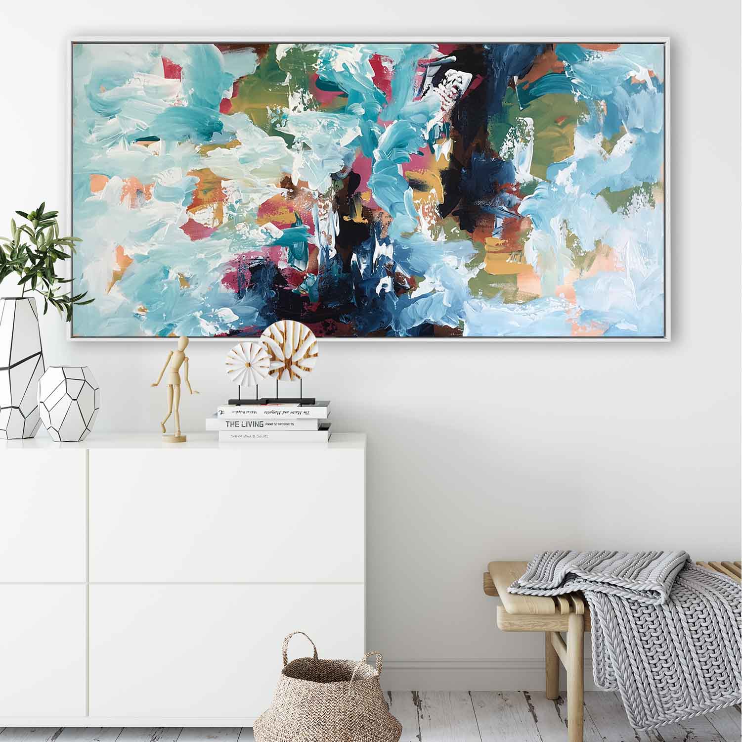 The Uncertain Path Part 3 - 102x50 cm - Original Painting