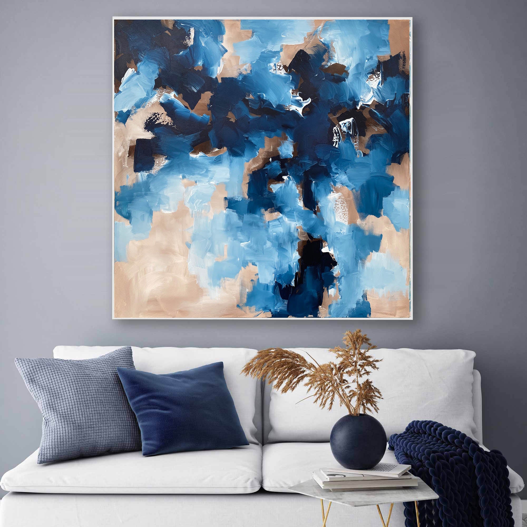Run While You Can - 102x102 cm - Original Painting