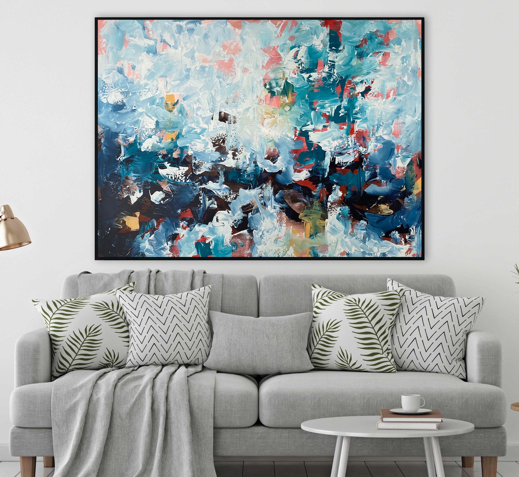 The Beat Of The Ocean - 120x90 cm - Original Painting