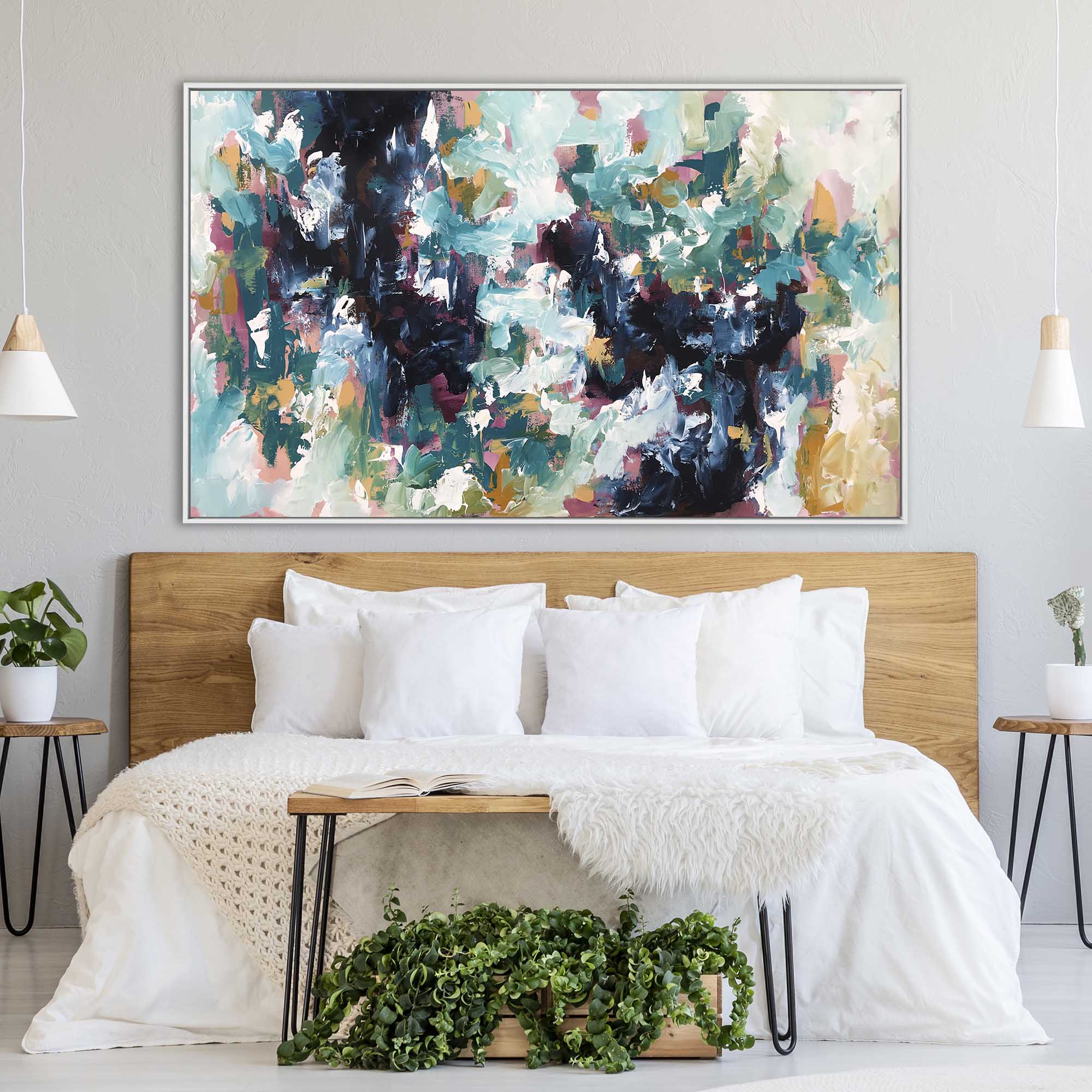 Rebuilding The Fortress 2 - 152x92 cm - Original Painting
