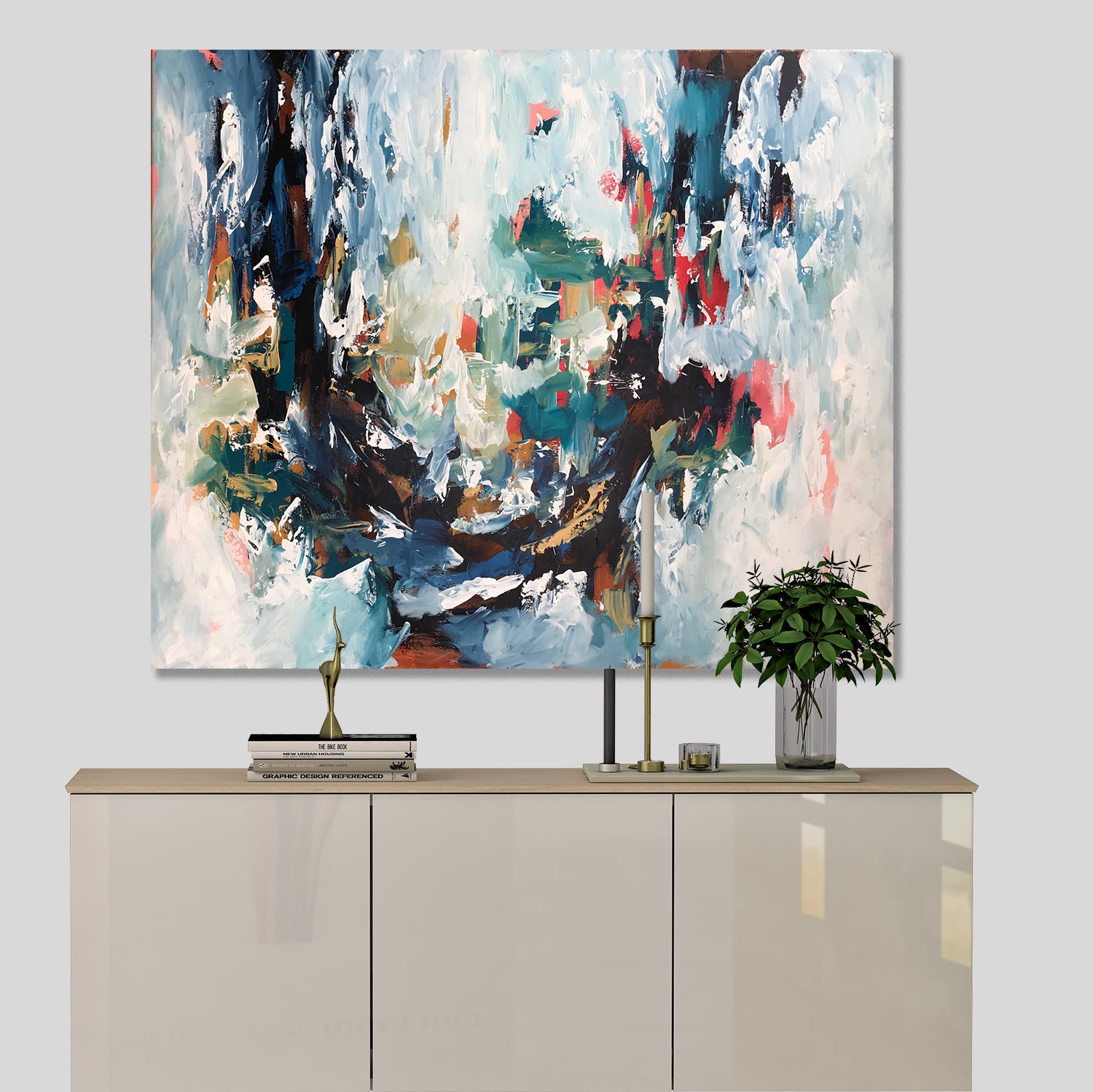 More Is Not Enough - 122x102 cm - Original Painting