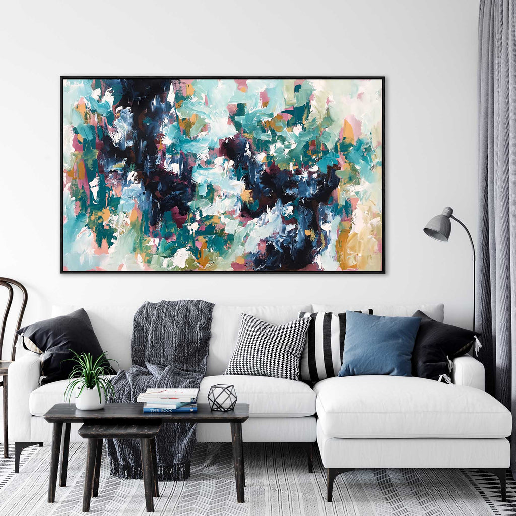 Rebuilding The Fortress 2 - 152x92 cm - Original Painting
