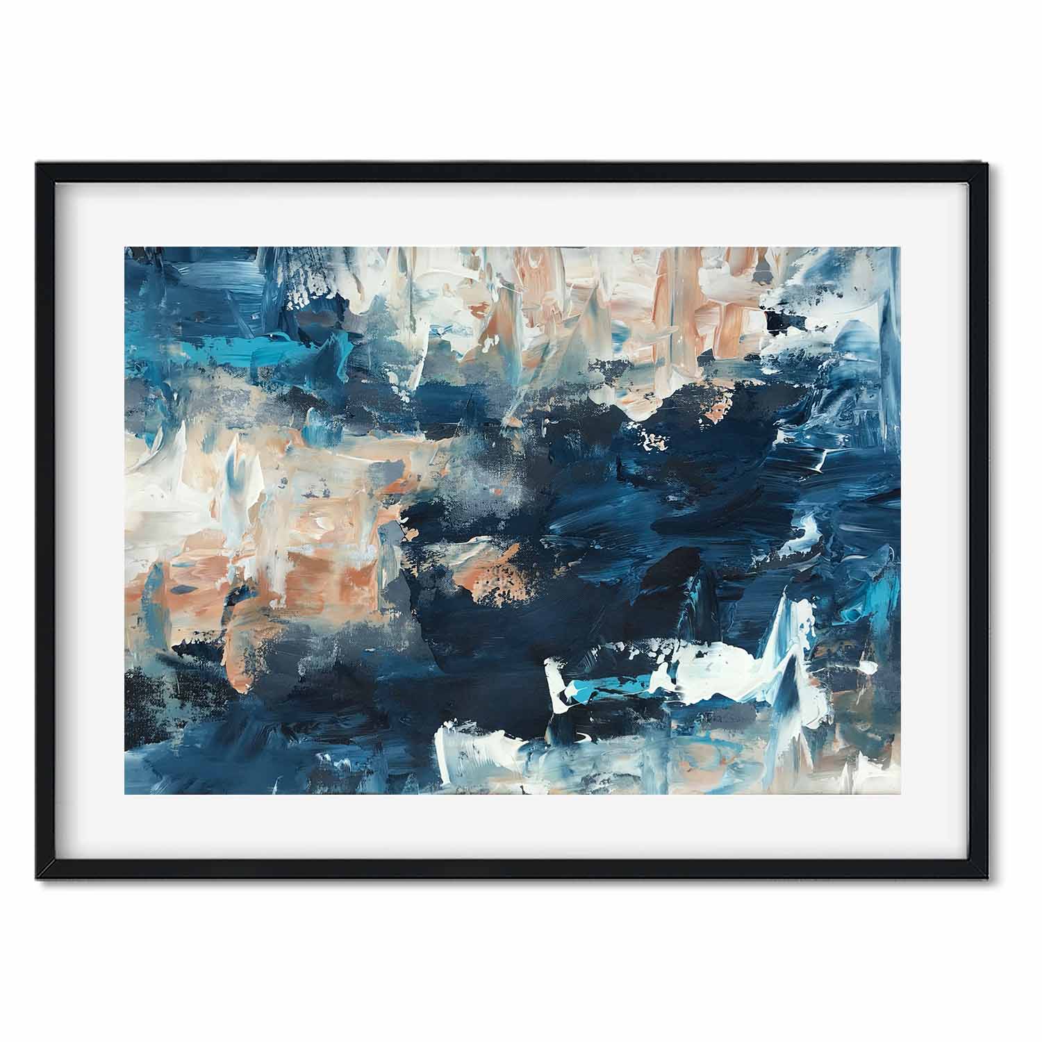 Dawn 3 - 74x53 cm - Framed Painting