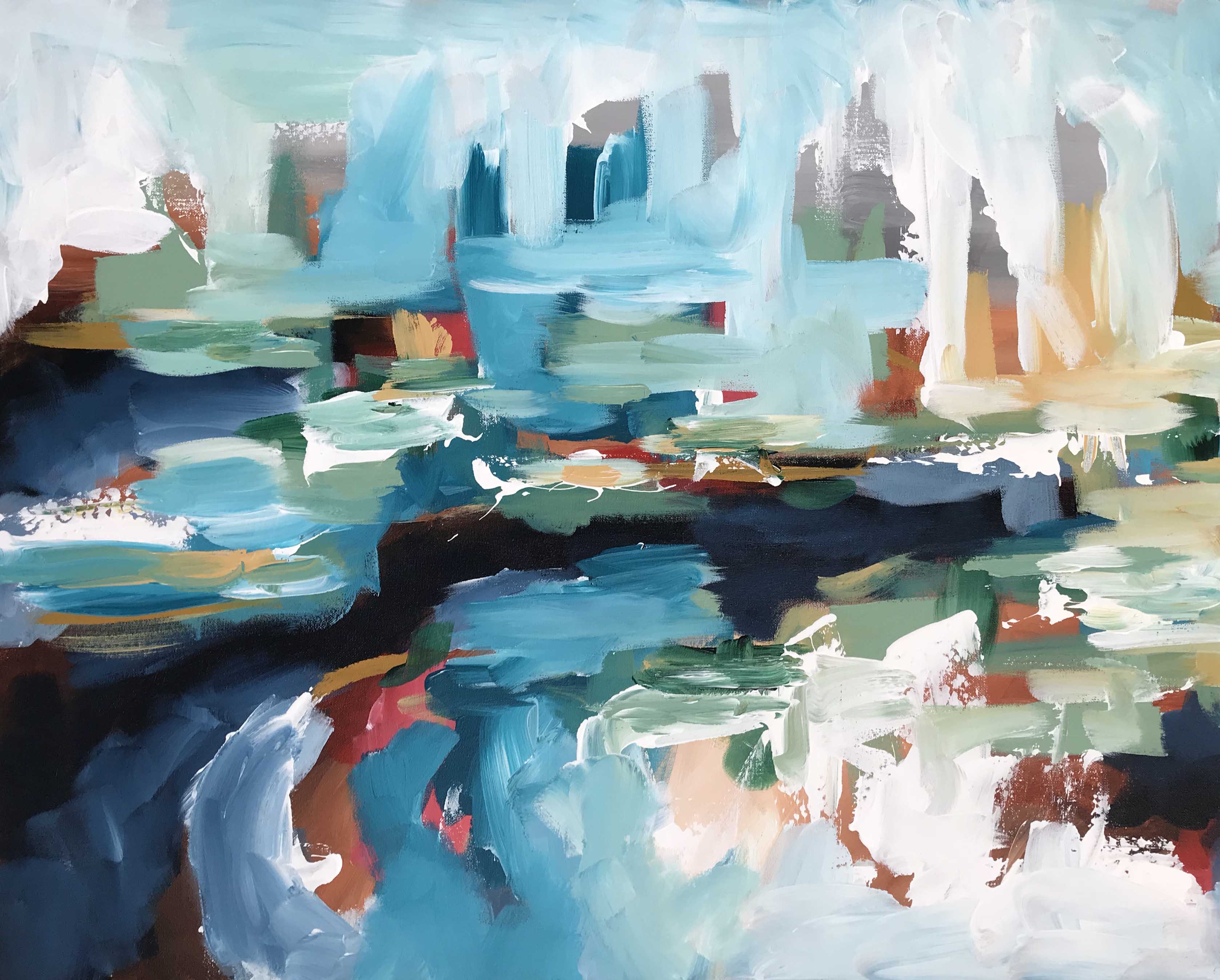 After The Smoke Clears Part 2 - 76x60 cm - Original Painting