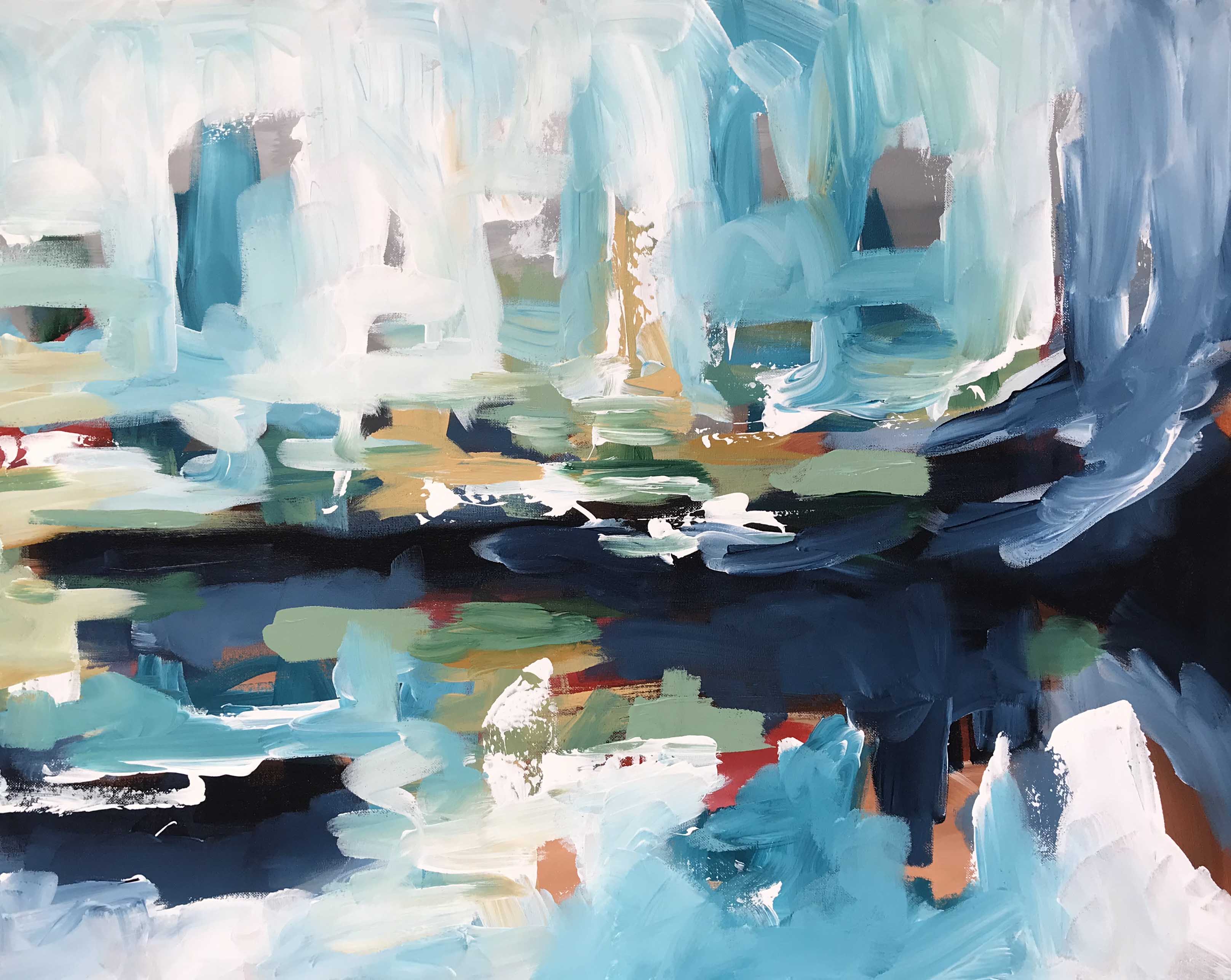 After The Smoke Clears Part 1 - 76x60 cm - Original Painting