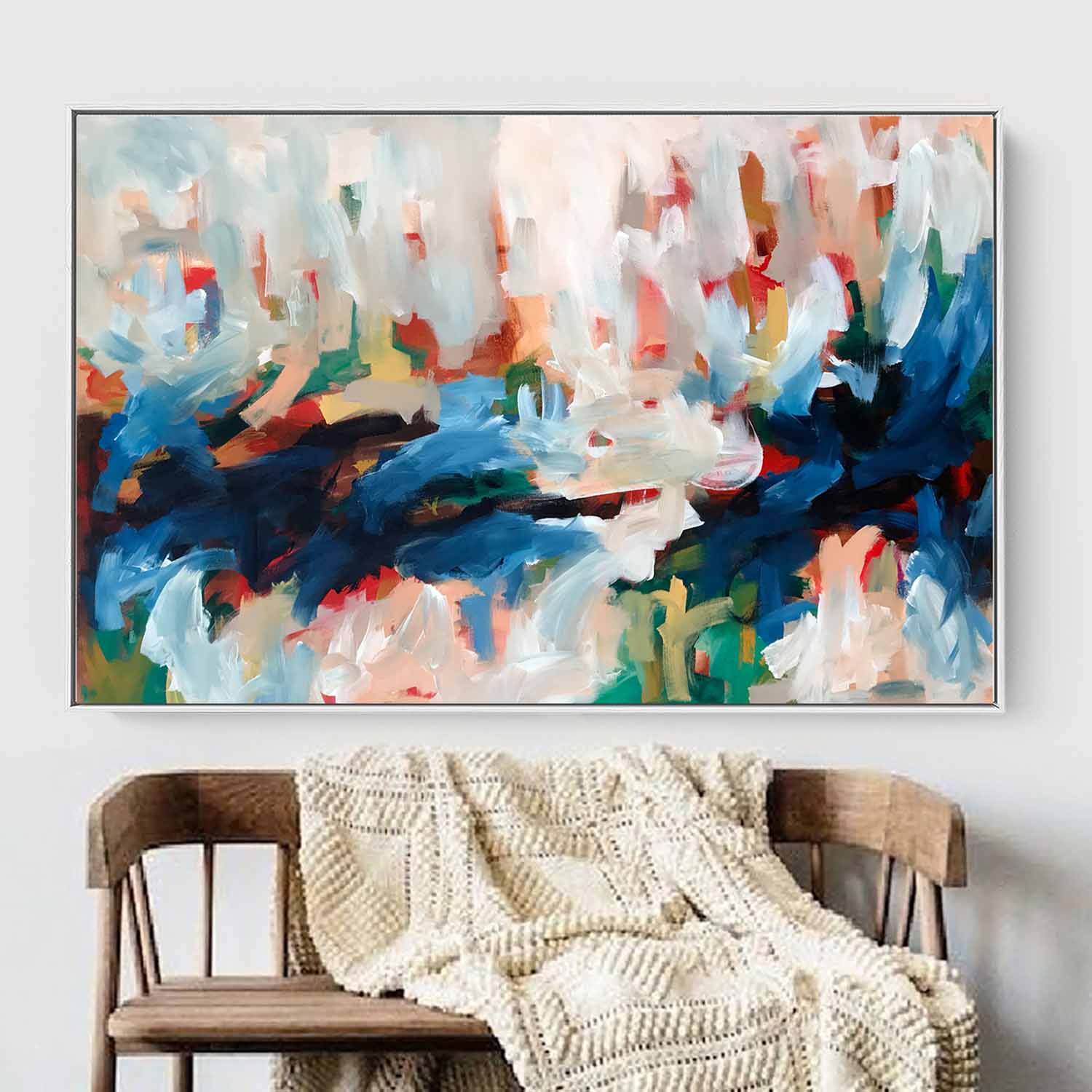 Autumn Leaves 3 - 117x76 cm - Original Painting