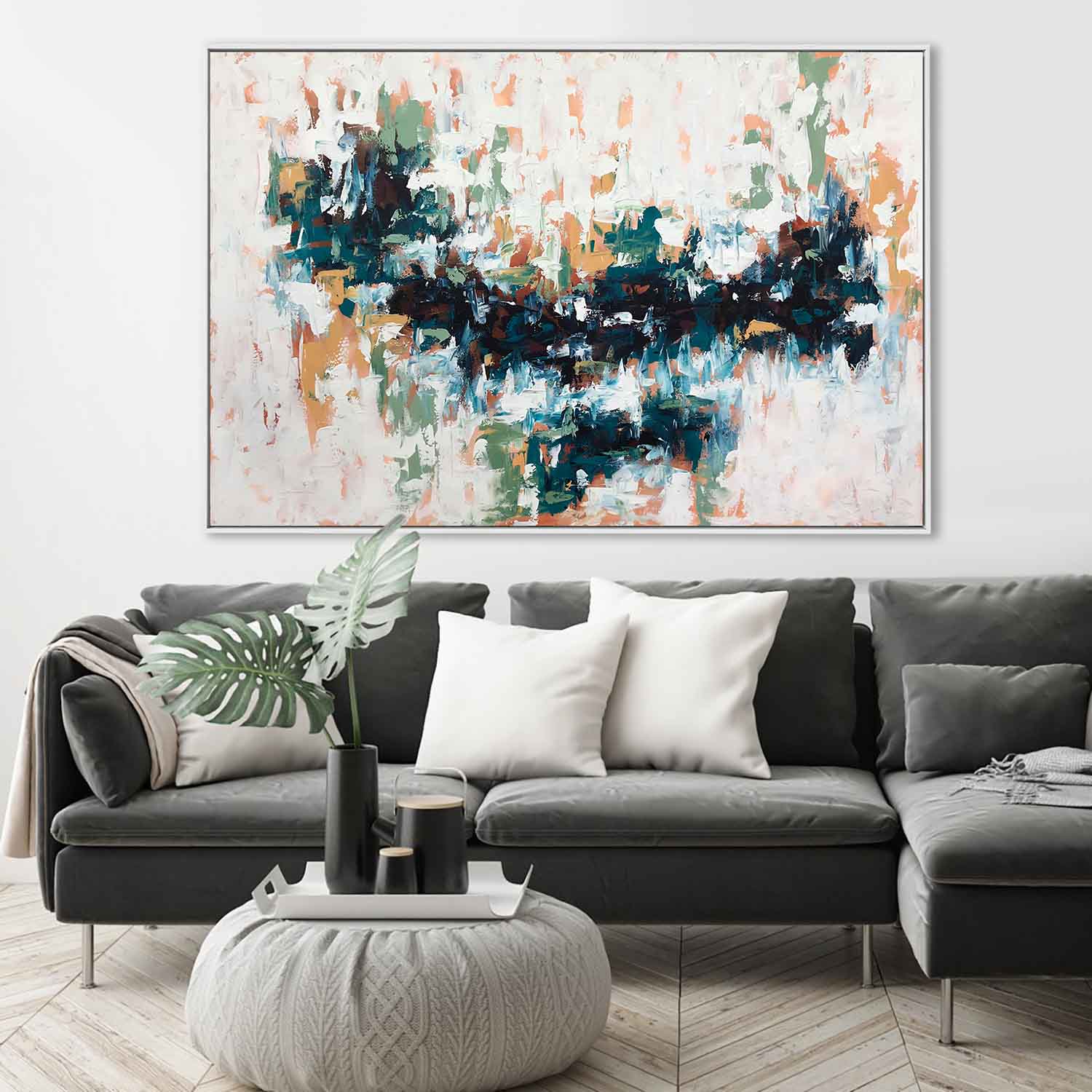 Floating - 152x102 cm - Original Painting