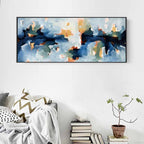 The Pier - 122x52 cm - Original Painting