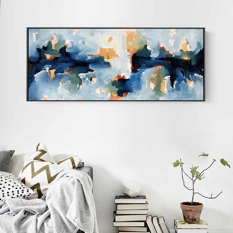 The Pier - 122x52 cm - Original Painting