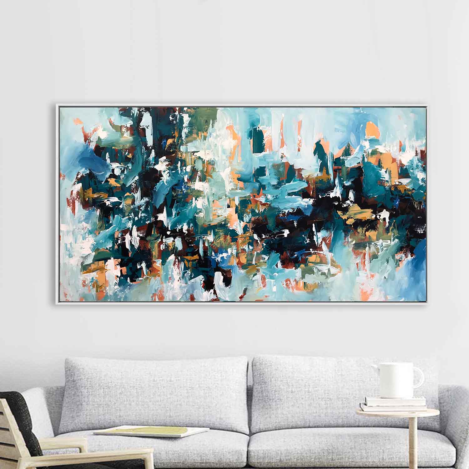 Rebuilding The Fortress - 152x82 cm - Original Painting