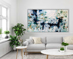 Wandering By The Pond - 180x90 cm - Original Painting