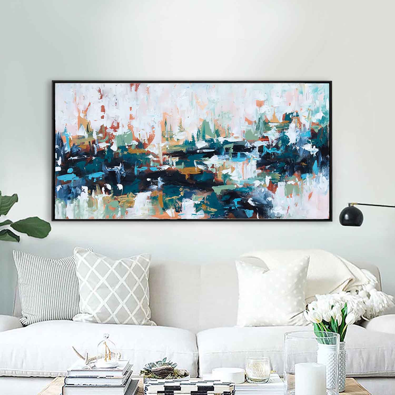 Just Passing By - 122x61 cm - Original Painting