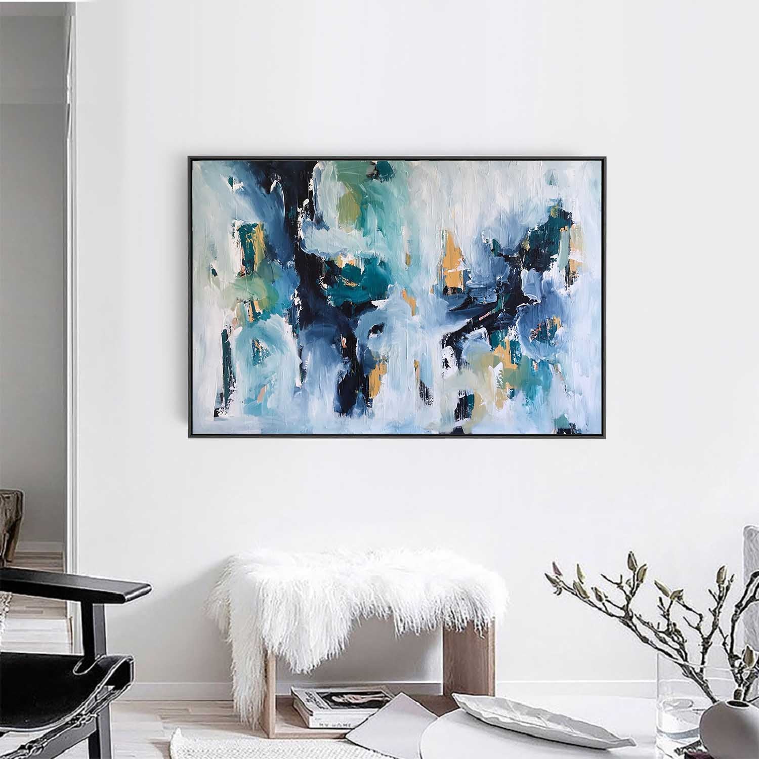Rain Drops - 122x82 cm - Original Painting