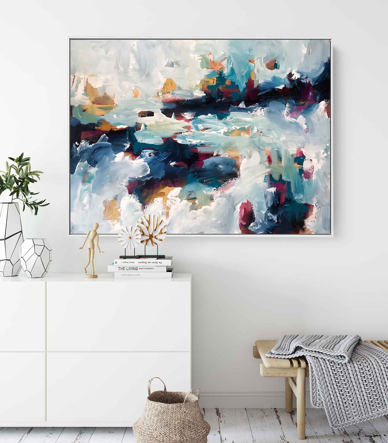A Silent Poet 4 - 102x76 cm - Original Painting