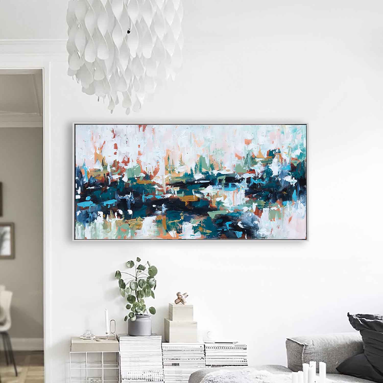 Just Passing By - 122x61 cm - Original Painting