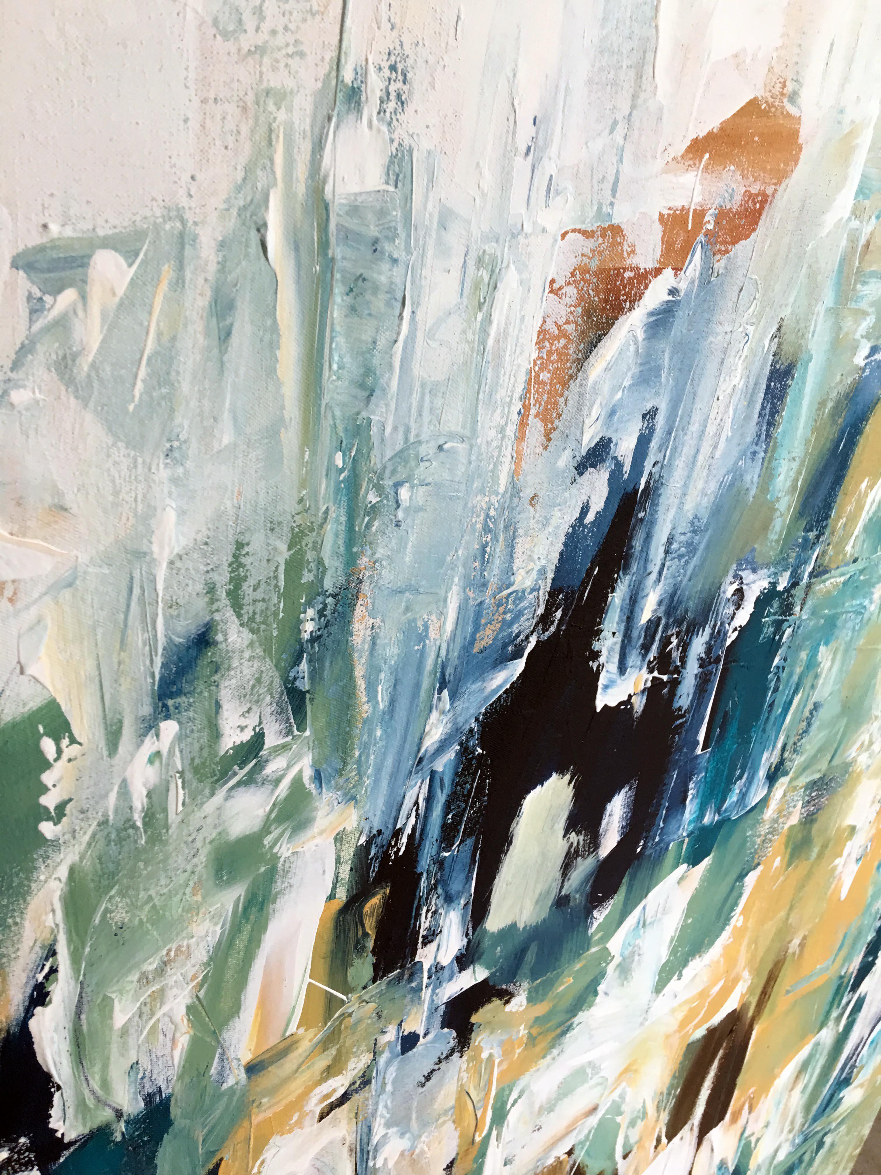 Atonement II - 145x145 cm - Original Painting-OmarObaid.com