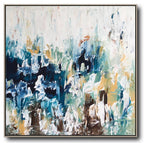 Atonement II - 145x145 cm - Original Painting-OmarObaid.com