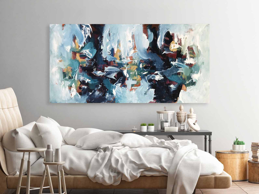 Hanging Garden III - 152x76 cm - Original Painting-OmarObaid.com