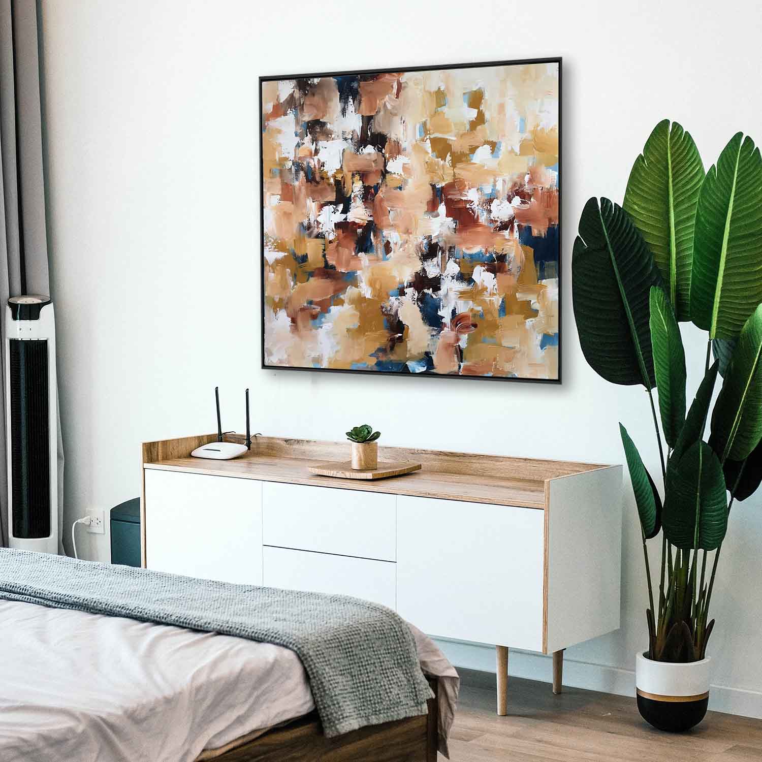 Sunset - 102x102 cm - Original Painting
