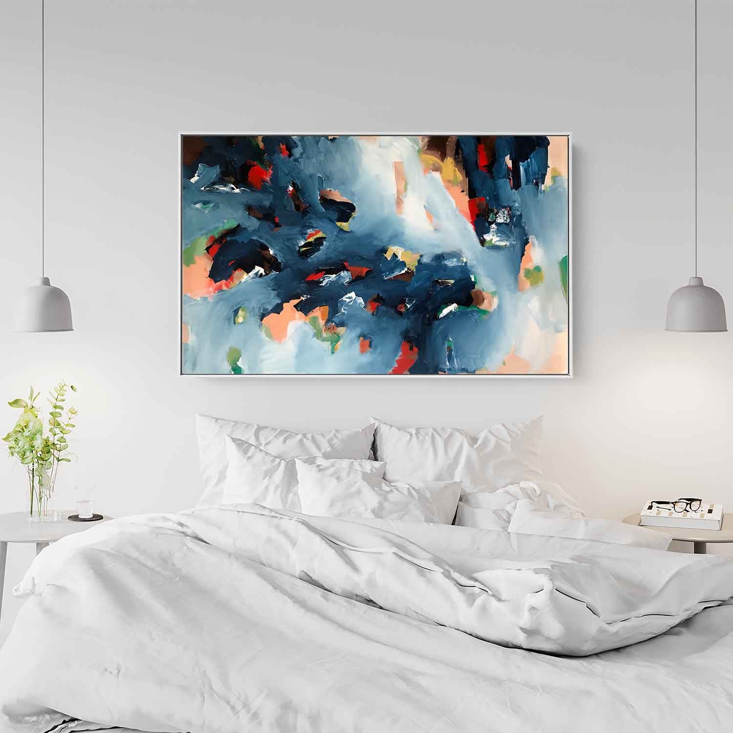 The Riverbank - 122x76 cm - Original Painting