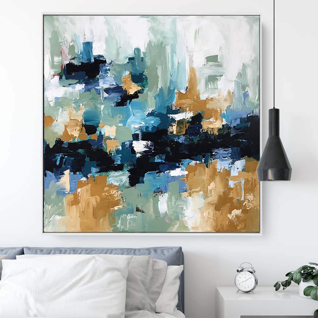 Flashback - 102x102 cm - Original Painting