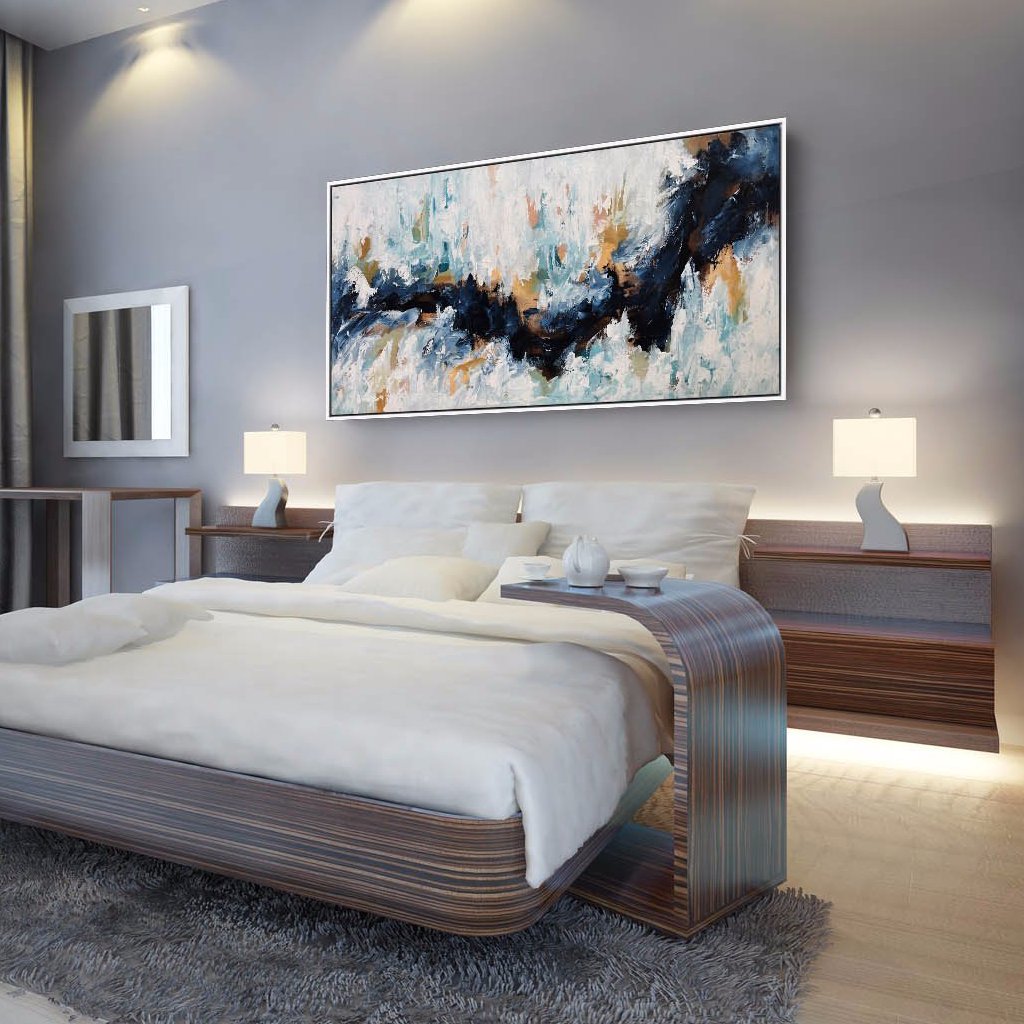 On The Horizon - 152x76 cm - Original Painting