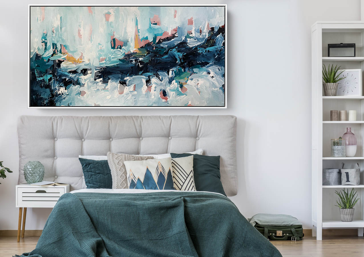 A Wave Of Emotions - 152x76 cm - Original Painting