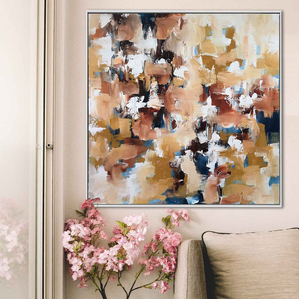 Sunset - 102x102 cm - Original Painting