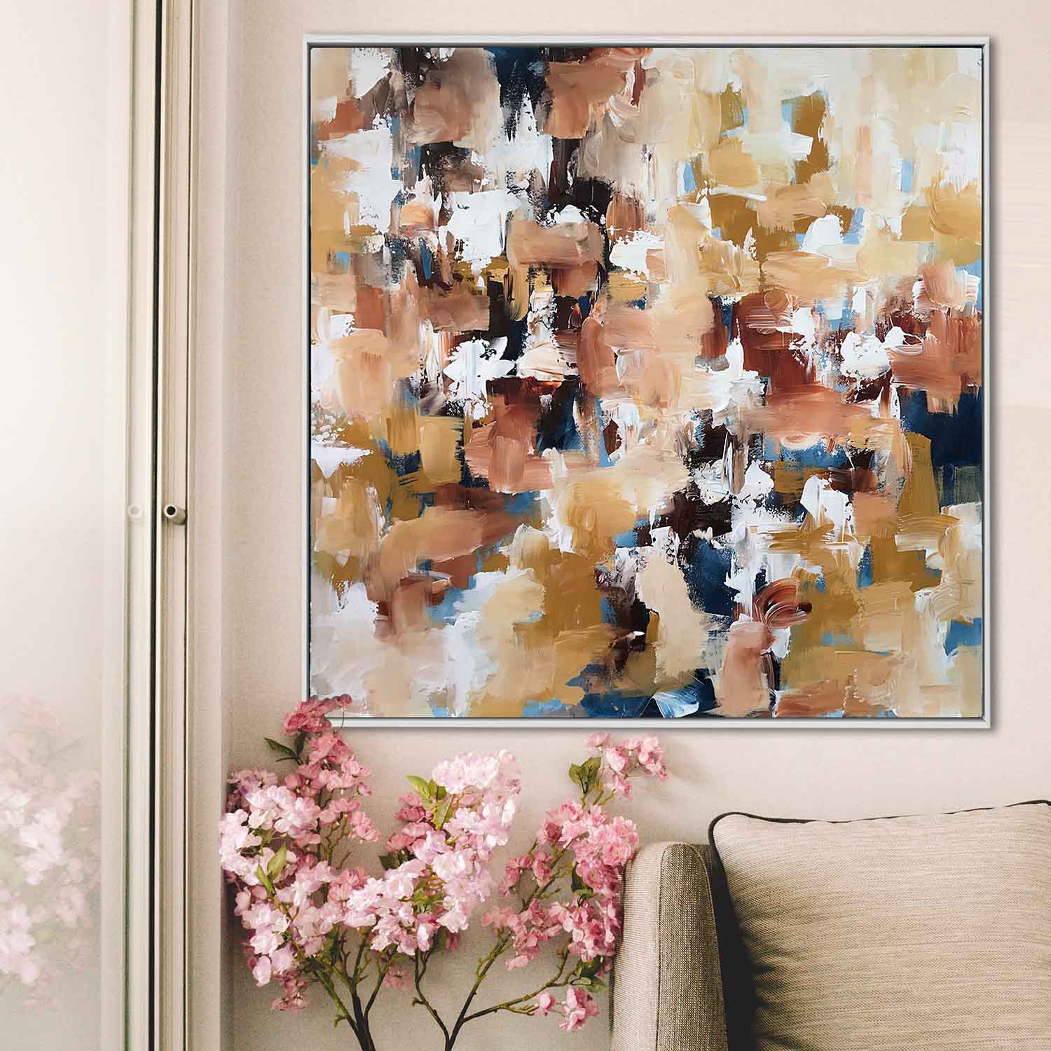 Sunset - 102x102 cm - Original Painting