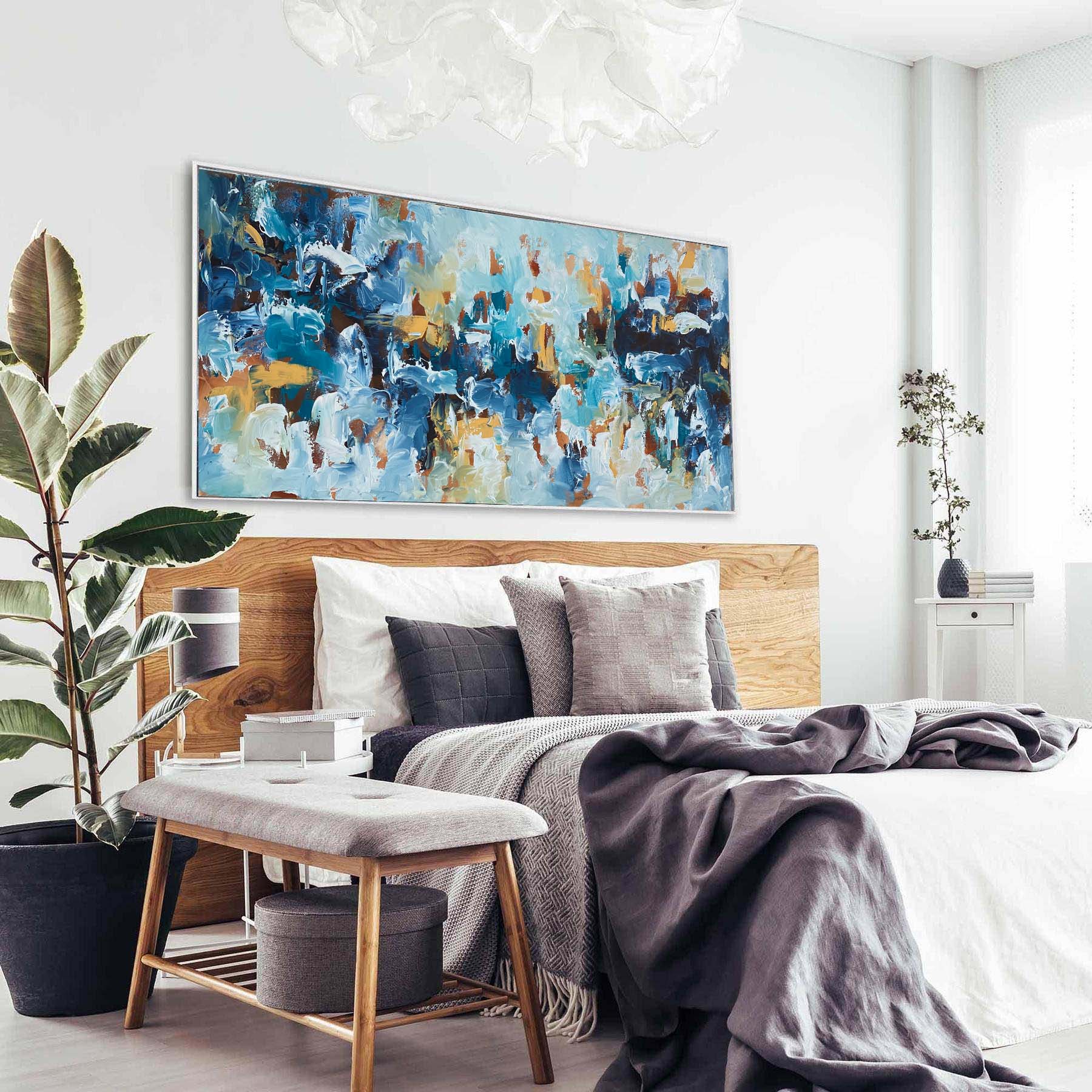 Lost In The City Lights - 150x76 cm - Original Painting