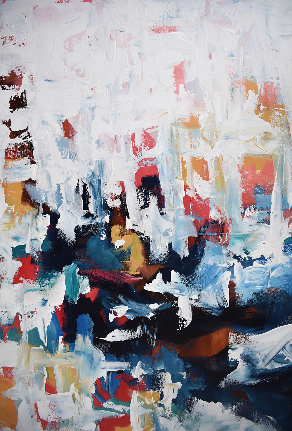 Between Places 3 - 122x90 cm - Original Painting-OmarObaid.com