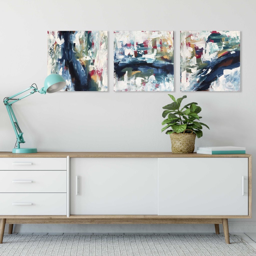 Beyond A Dream Triptych - Original Painting