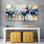 Beyond the Horizons - 152x76 cm - Original Painting-OmarObaid.com