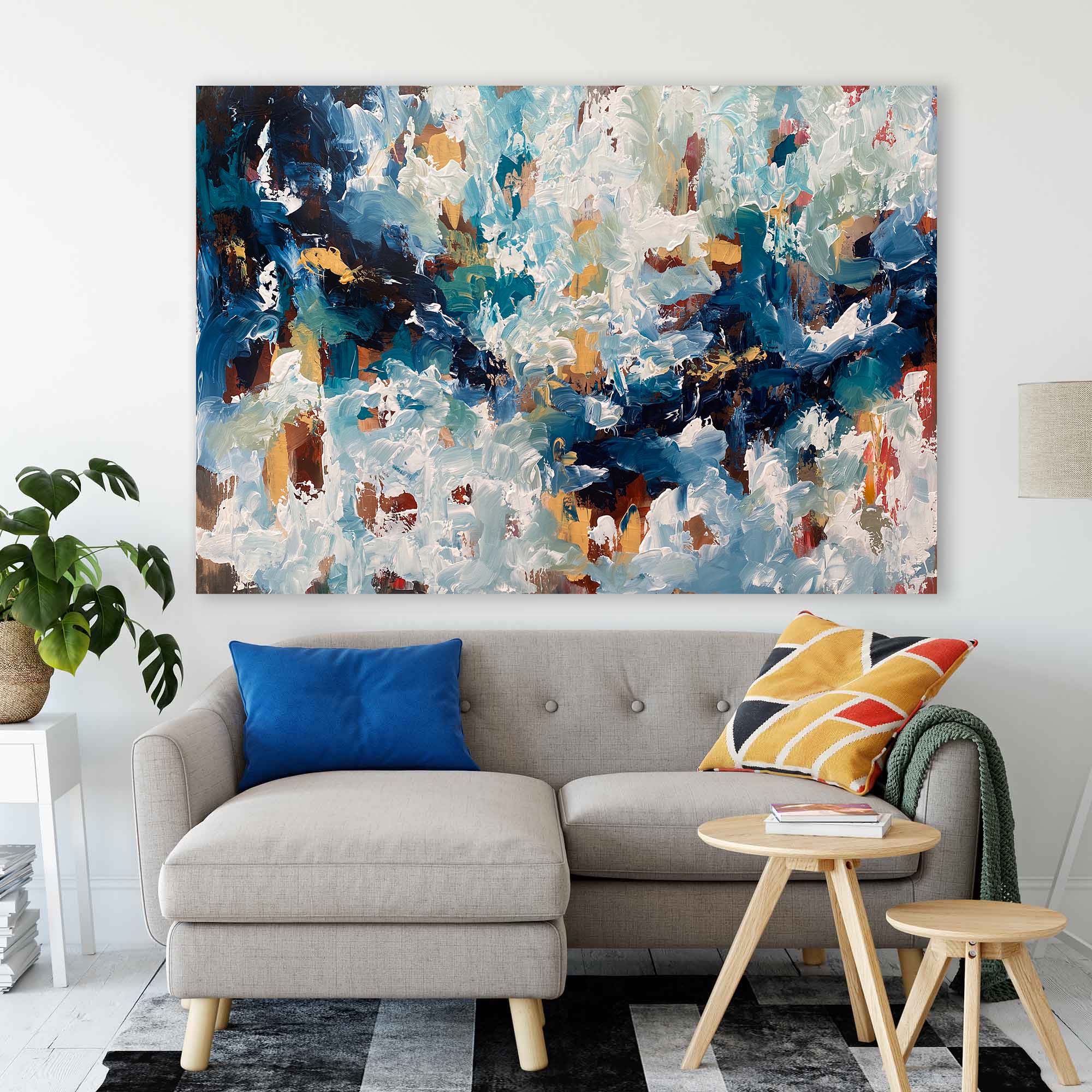 A Wave Of Time - 152x102 cm - Original Painting