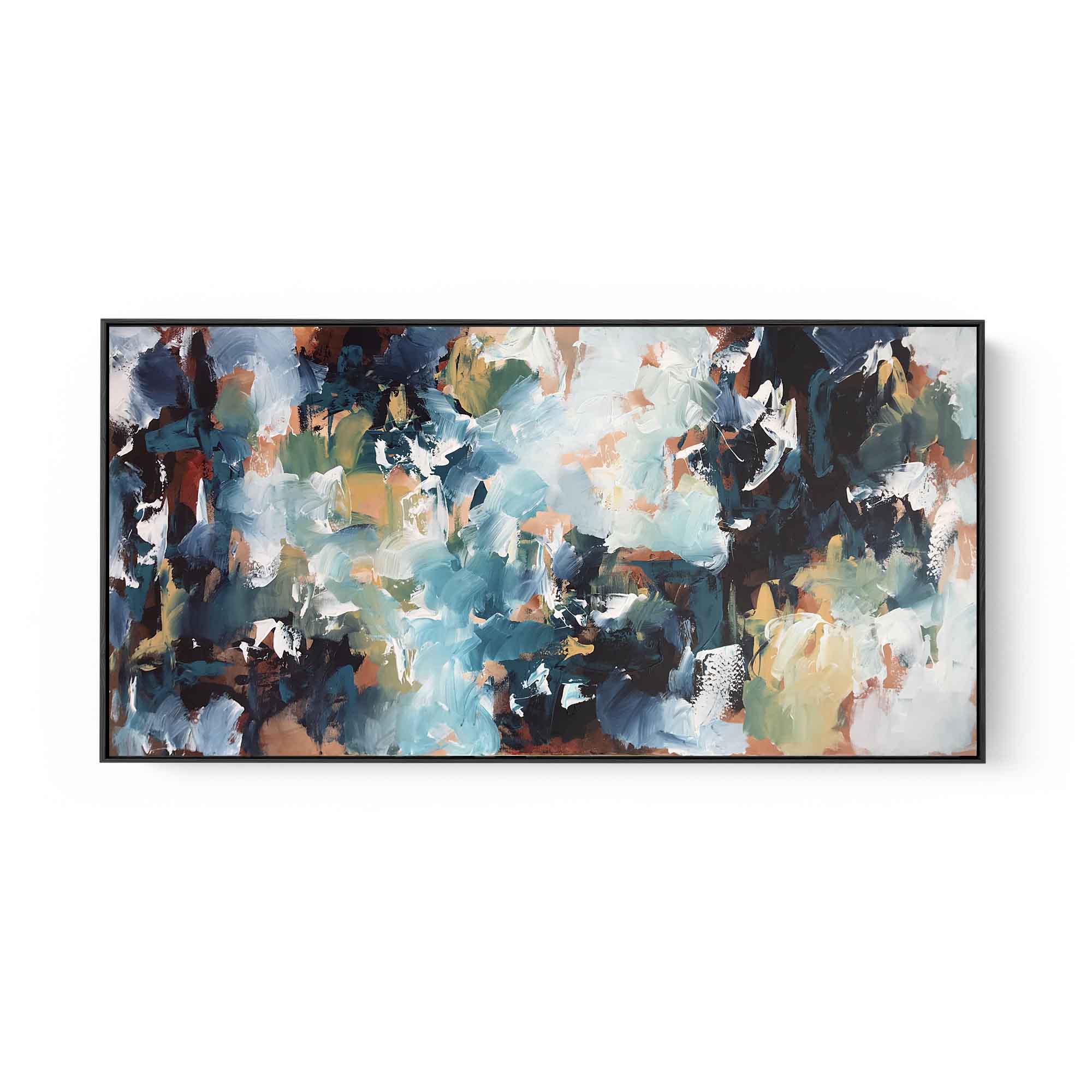 Listening To The Waves - 152x76 cm - Original Painting