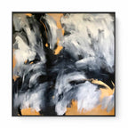 On The Edge - 122x122 cm - Original Painting