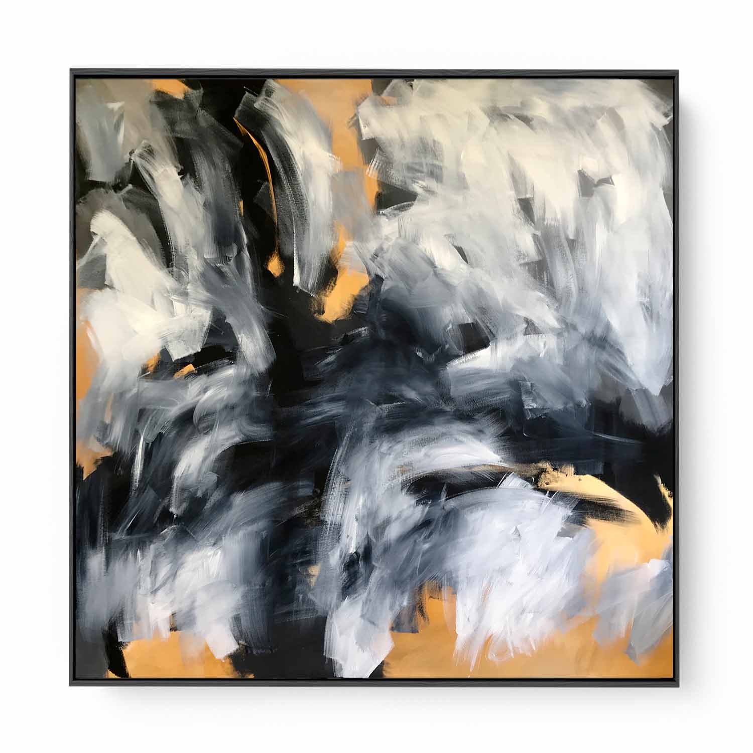 On The Edge - 122x122 cm - Original Painting