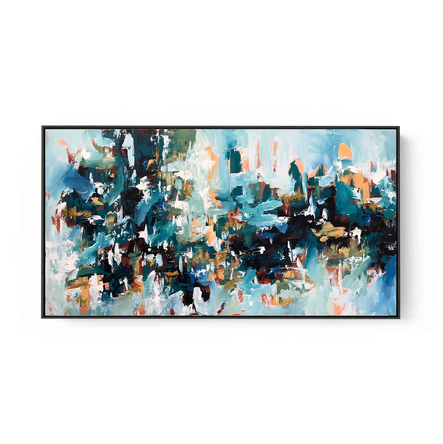 Rebuilding The Fortress - 152x82 cm - Original Painting