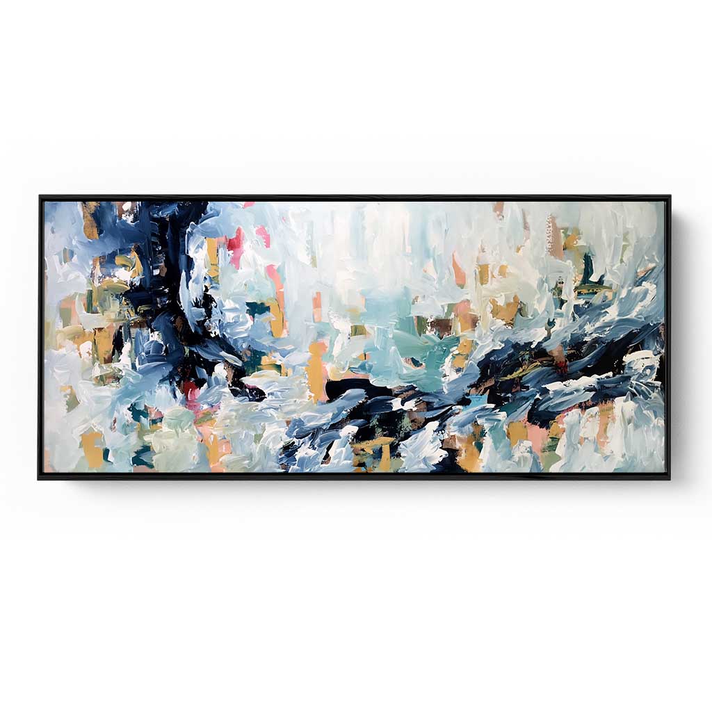 The Flow Of The River - 180x80 cm - Original Painting