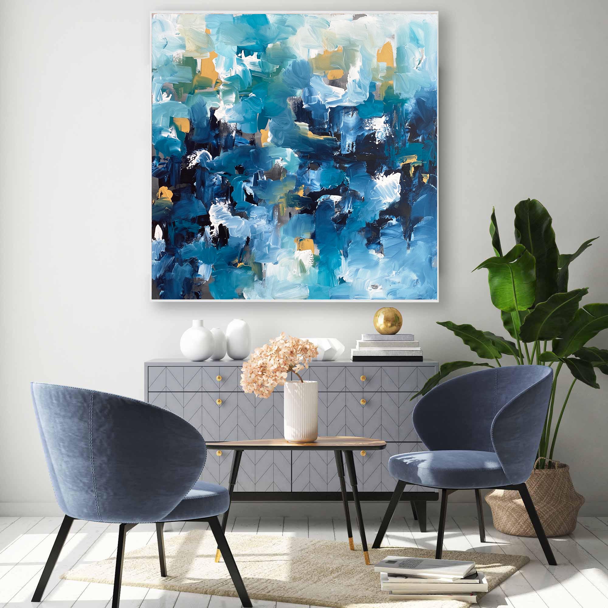 Learn the Lesson - 102x102 cm - Original Painting