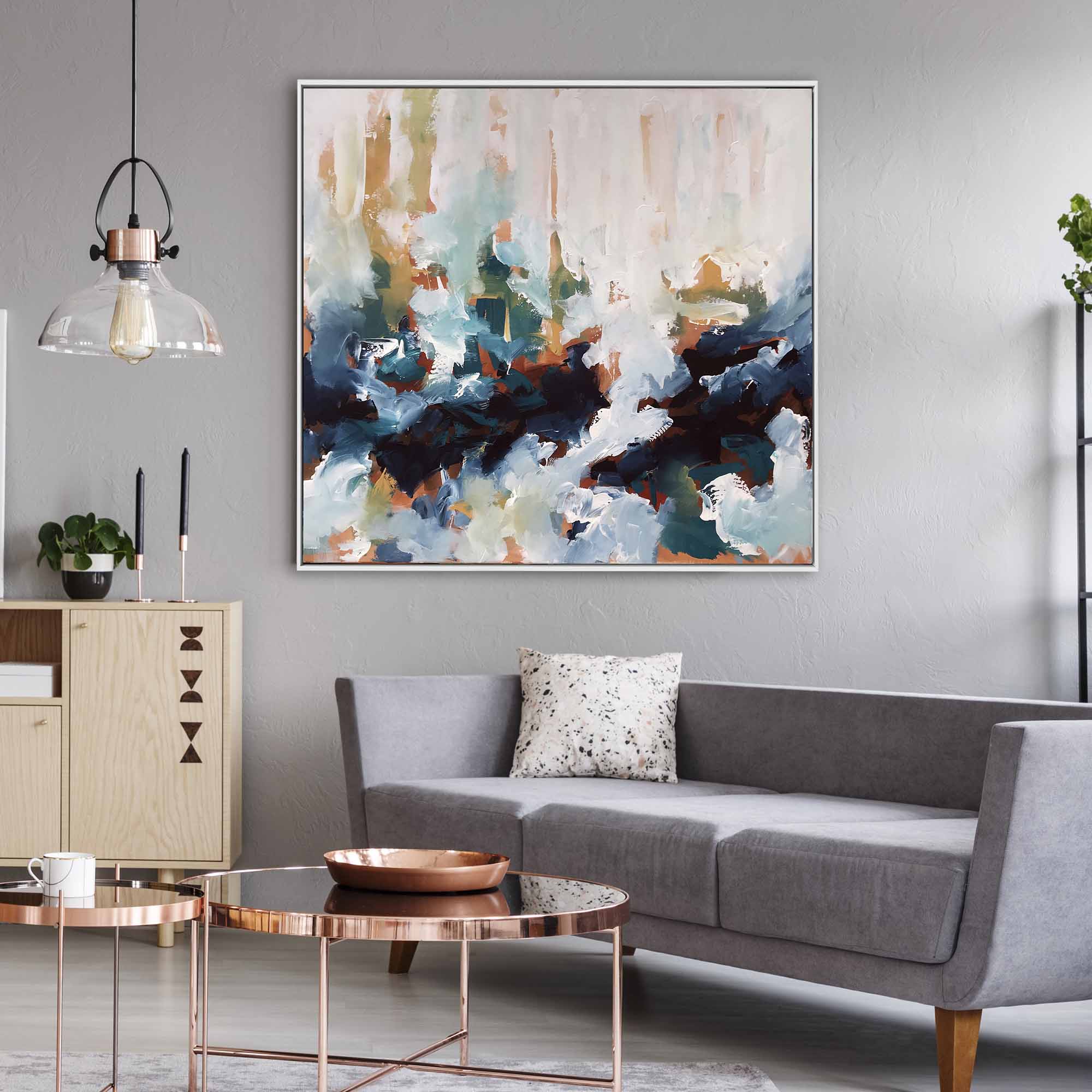 The Silent Tide - 102x92 cm - Original Painting